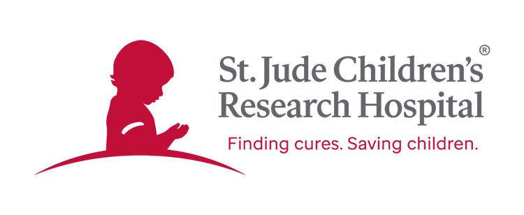 logo pour l'hôpital de recherche pour enfants St. Jude