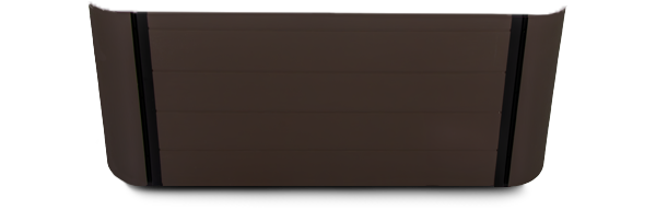 Plinthe en noyer foncé