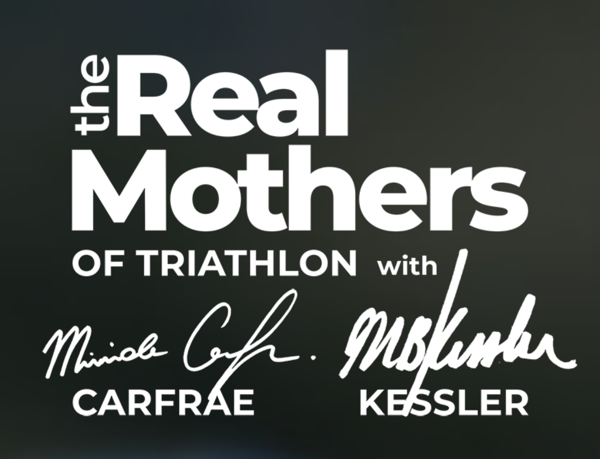 Les vraies mères du triathlon avec mirinda carfrae et Meredith Kessler logo