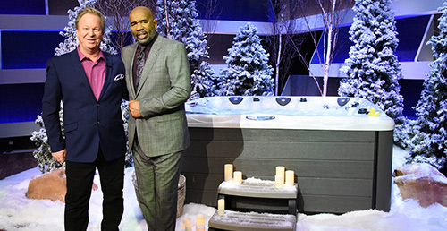 Master Spas offre 5 jacuzzis dans l'emission de steve harvey