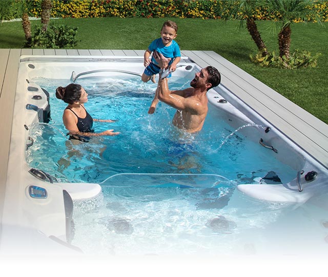 Gagnez votre journée avec un spa de natation Michael Phelps by Master Spas